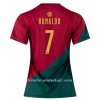 Camiseta de fútbol Portugal Cristiano Ronaldo 7 Primera Equipación Mundial 2022 - Mujer